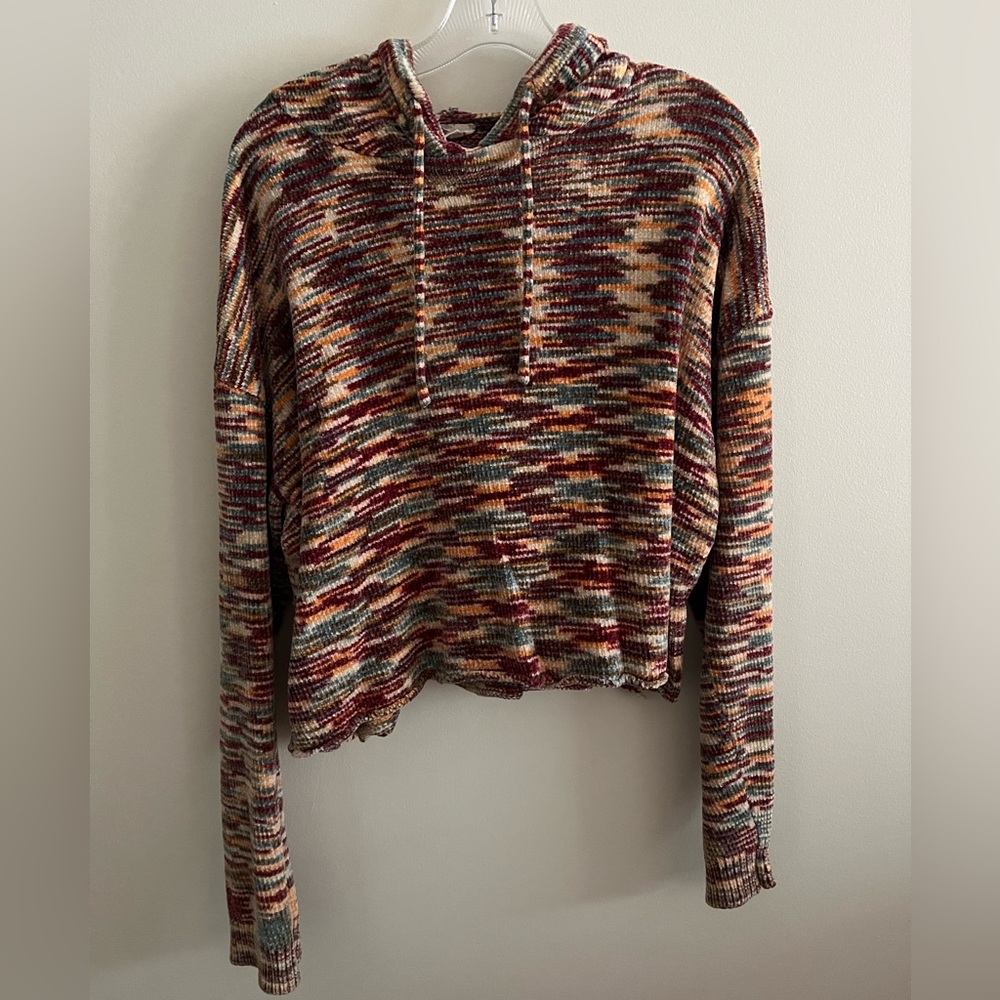 Multicolor Cropped Sweater